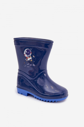Kinder dunkelblaue Gummistiefel „Esalina"