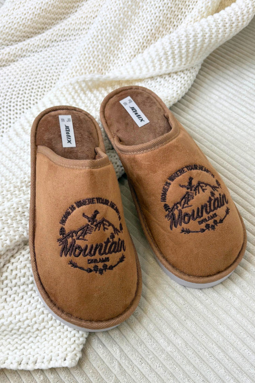 Männer braune Hausschuhe „Tiranne"