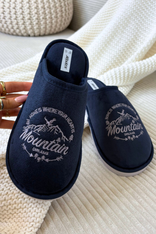 Männlich Hausschuhe Dunkelblau Tiranne