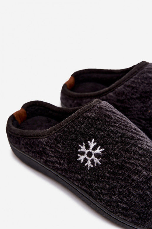 Hausschuhe Männlich schZuarze Farbe Darline