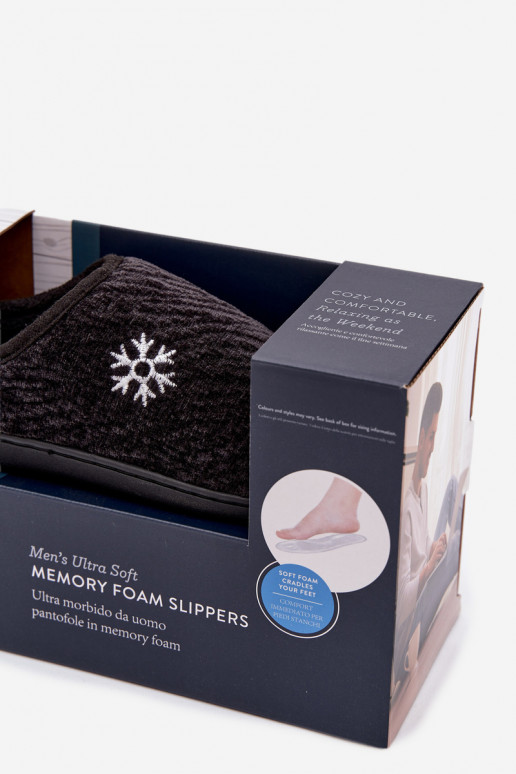 Hausschuhe Männlich schZuarze Farbe Darline