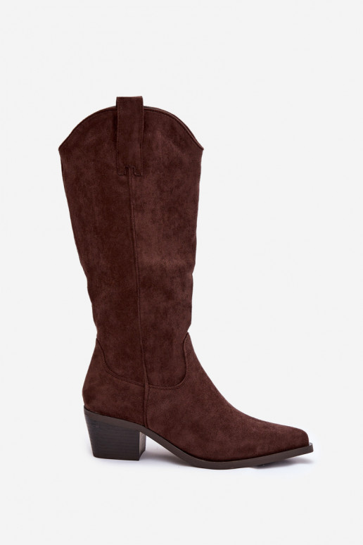 Stiefel CoZuboy-Stil Feminin CzekoladoZue Jazelle