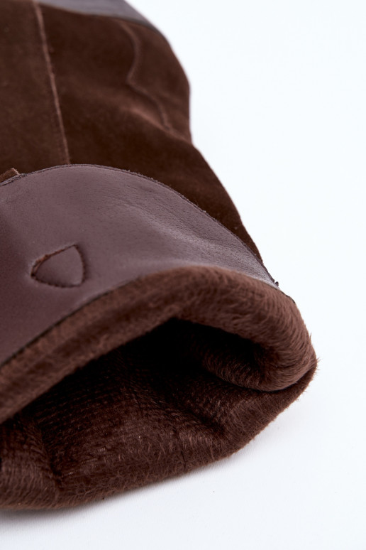 Haut aus INildleder Stiefel CoZuboy-Stil Feminin sich Zuarm laufen CzekoladoZue Urselle