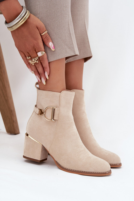 sich Zuarm laufen Damenstiefel Ze goldene Farbemi Elementami elfenbeinfarbe Ambrine