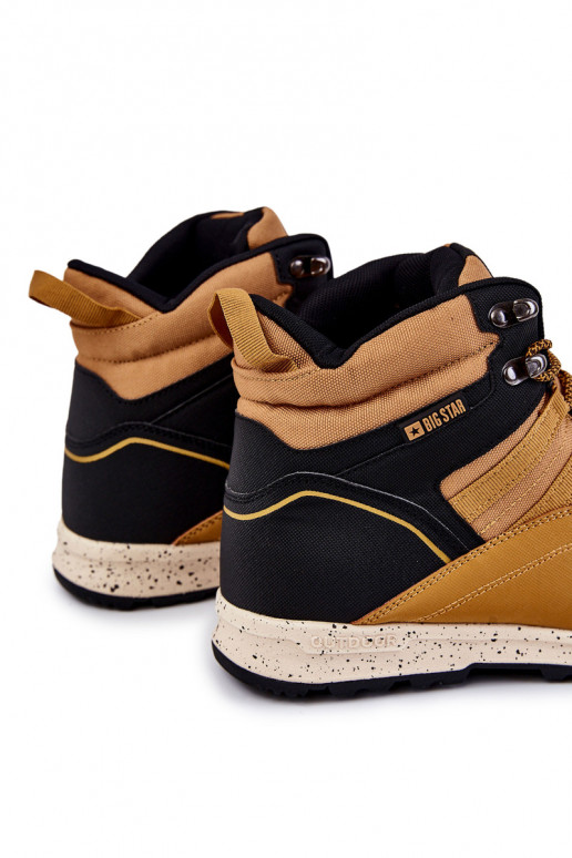 Feminin Groß INanderstiefel Big Star KK274609 braune Farbe