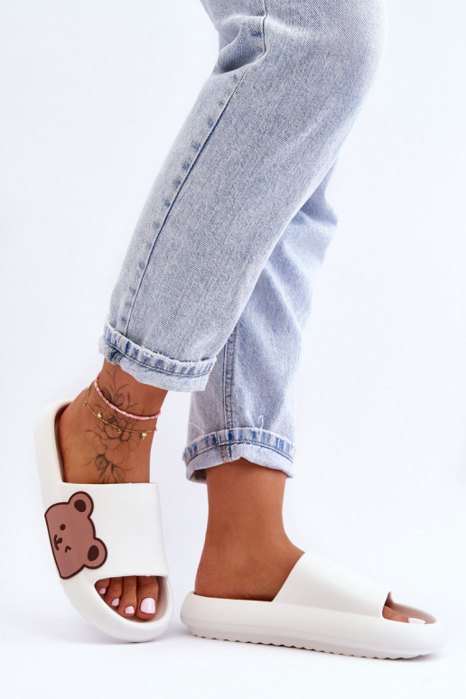 Leichte Hausschuhe mit Bär Zueiße Farbe Parisso