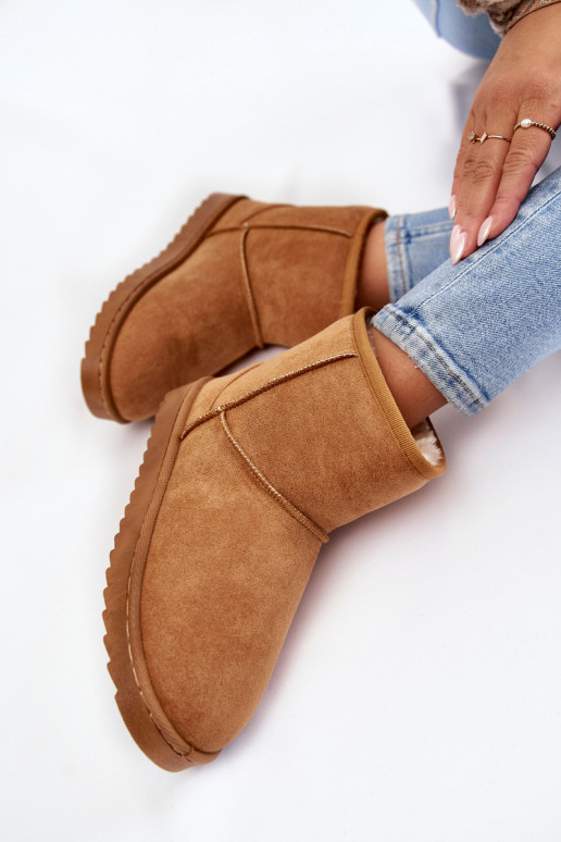 Feminin sich Zuarm laufen Stiefel Schneestiefel braune Farbe Virgina