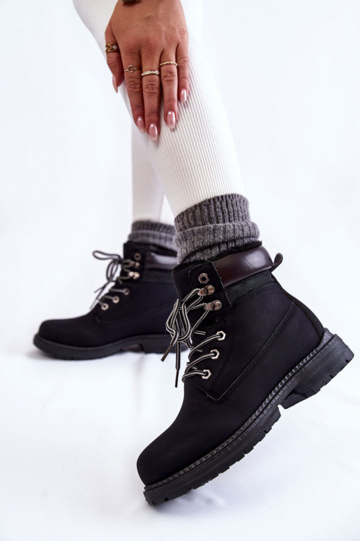 Feminin sich Zuarm laufen Stiefel Schuhe schZuarze Farbe Lonne