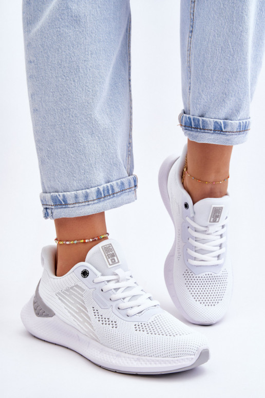 Feminin  Turnschuhe Memory Foam System Big Star LL274297 Zueiße Farbe