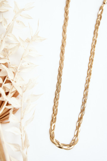 Elegante Schlangenkette in Goldfarbe