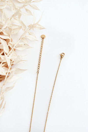 Damenkette mit modischen Anhängern in Goldfarbe 2