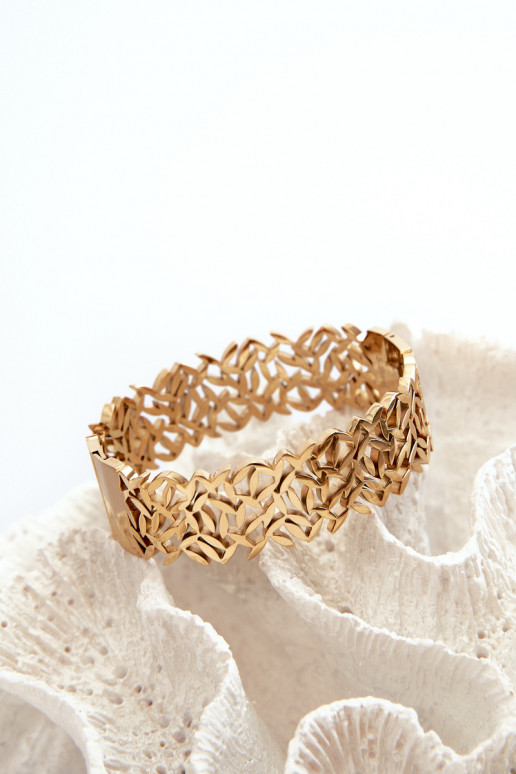 Ein Armband Feminin aus Edelstahl goldene Farbe