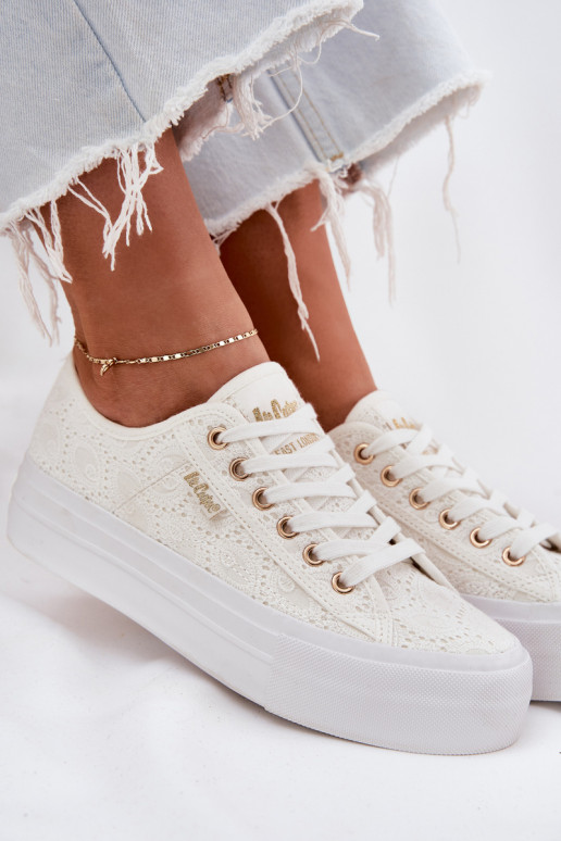 Freizeitschuhe mit Spitze Lee Cooper LCIN-25-31-3438L Zueiße Farbe