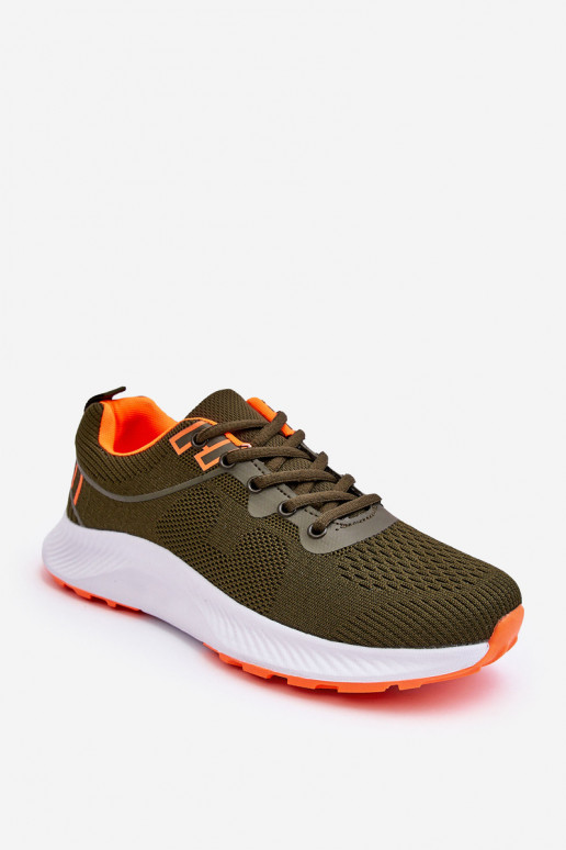 Klassisches Stilvollll Männlich Sportlicher Stil Schuhe mit Schnürsenkeln Khaki-Farbe-Farbe Jasper