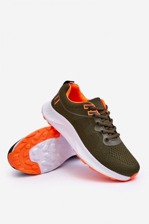 Klassisches Stilvollll Männlich Sportlicher Stil Schuhe mit Schnürsenkeln Khaki-Farbe-Farbe Jasper