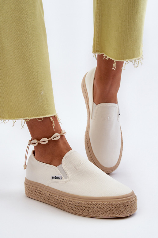 Frauen Schuhe Slip-On Mit Zopf Lee Cooper LCIN-24-44-2430