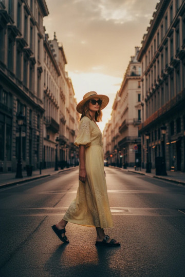 Damenhausschuhe mit goldenen Schnallen schZuarze Farbe Fiorisse 2