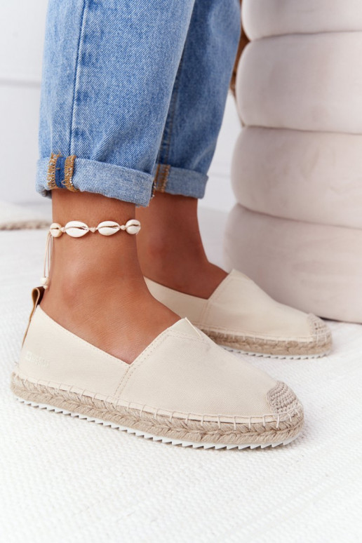 Espadrilles Auf Pinto-Sohle Big Star HH274501 Beige