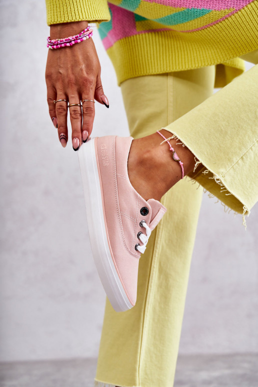  Feminin Turnschuhe Big Star KK274020 Nude