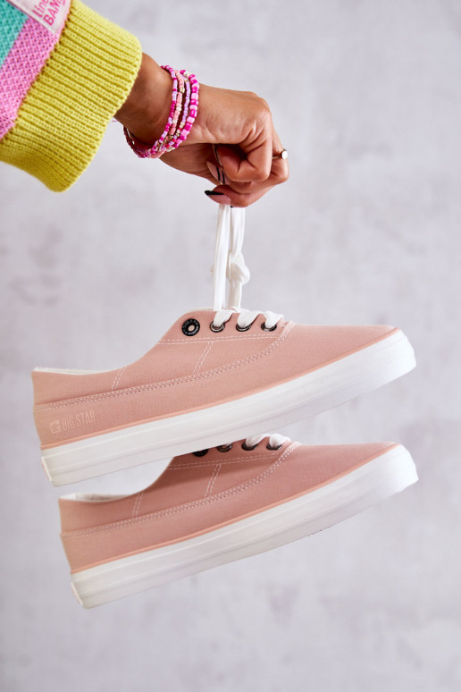  Feminin Turnschuhe Big Star KK274020 Nude