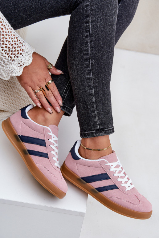 Sneakers Stilvollllschuhe Damentief pinke Farbe EnnorZuen