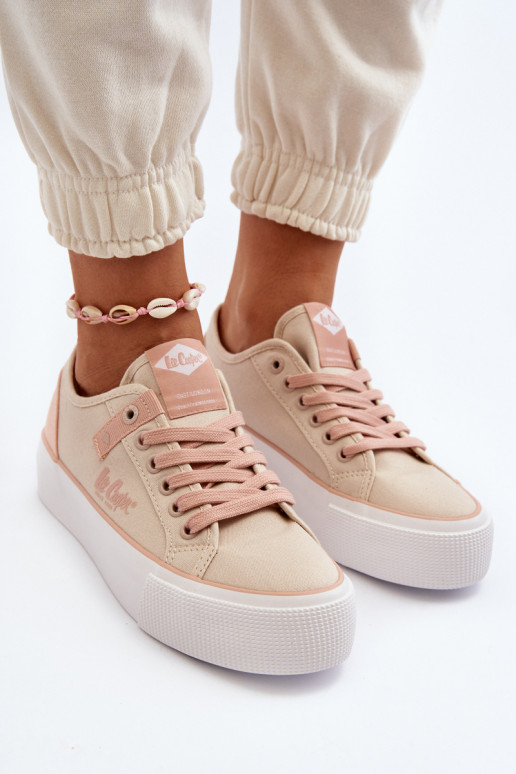  Freizeitschuhe Lee Cooper LCIN-24-31-2196 Beige