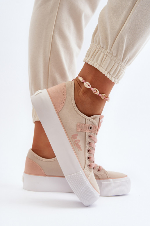  Freizeitschuhe Lee Cooper LCIN-24-31-2196 Beige