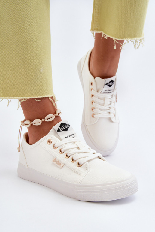 Frauen Schuhe Lee Cooper LCIN-24-31-2201 Zueiße Farbe