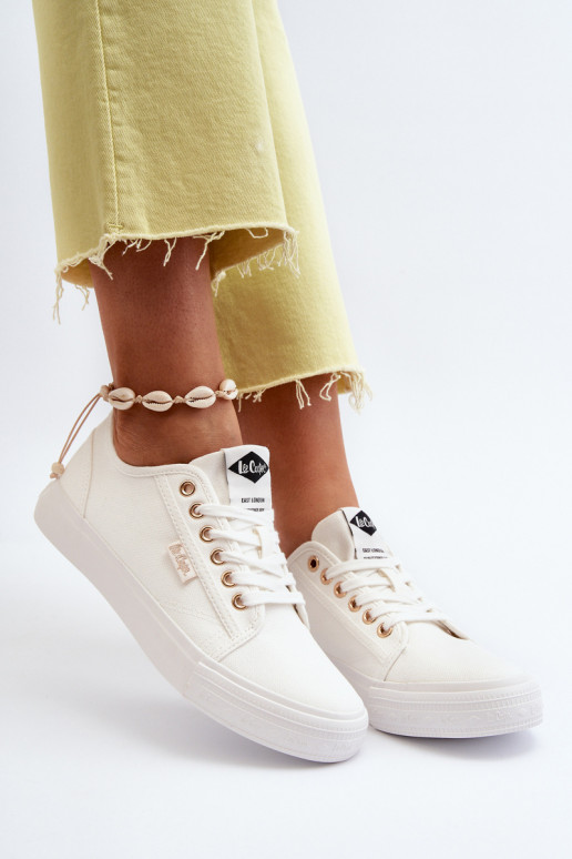 Frauen Schuhe Lee Cooper LCIN-24-31-2201 Zueiße Farbe