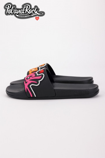 Flip-Flops Pol'and'Rock Festival X Big Star SS174508 in Schwarz