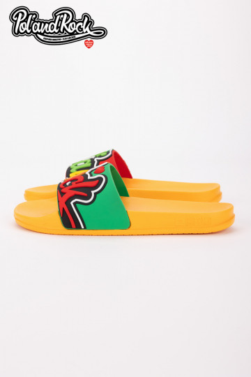 Flip-Flops Pol'and'Rock Festival X Big Star SS174507 in Gelb