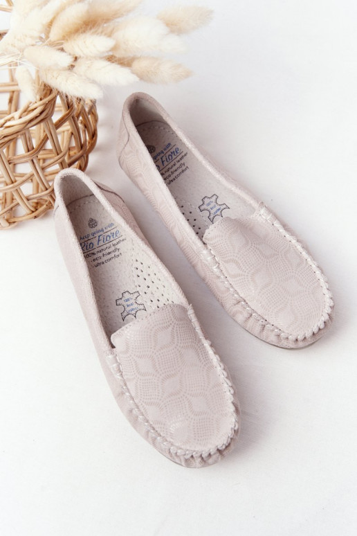 Haut Mokassins RIO FLORE Eco-Friendly Beige