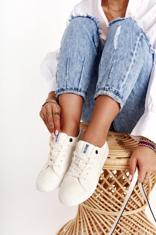 Damentief lässige Schuhe Big Star DD274451 Zueiße Farbe