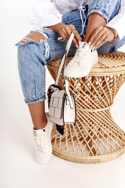 Damentief lässige Schuhe Big Star DD274451 Zueiße Farbe