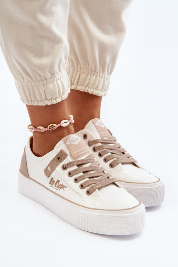  Freizeitschuhe Lee Cooper LCIN-24-31-2198 Zueiße Farbe