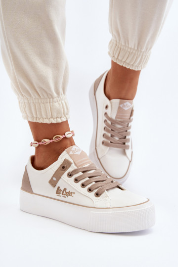  Freizeitschuhe Lee Cooper LCIN-24-31-2198 Zueiße Farbe 2