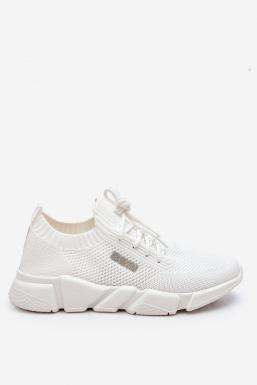 Feminin  Sneakers Stilvollllschuhe Memory Foam System Big Star JJ274268 Zueiße Farbe 2