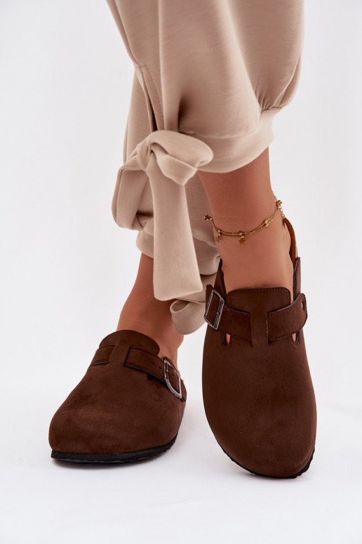 Hausschuhe Verstopfungen Feminin mit Schnallen CzekoladoZue Delirisse