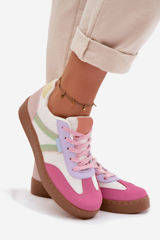 Niedrig Sneakers Stilvollllschuhe Feminin Verschiedene Farben Denelisse