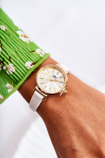 Feminin schauen Michael John goldene Farbe mit Zirkonösen 2