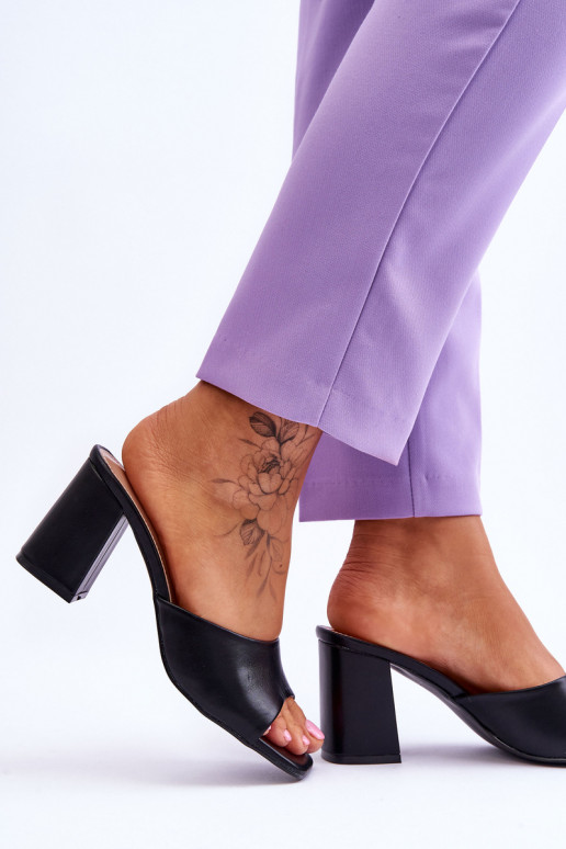 Feminin Haut Klassisches Stilvollll Hausschuhe schZuarze Farbe Loara