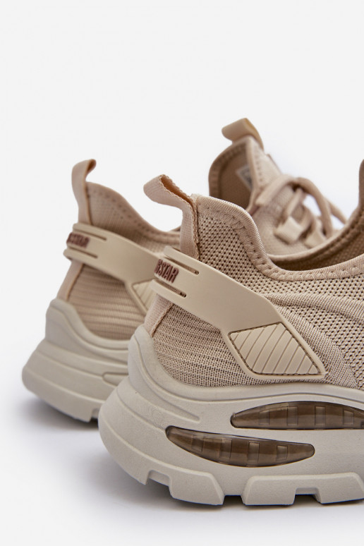 Sneakers Stilvollllschuhe Männlich HI-POLY SYSTEM Big Star NN174469 Beige