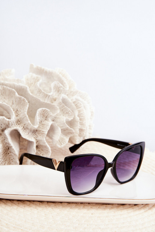 Feminin Sonnenbrille schZuarze Farbe