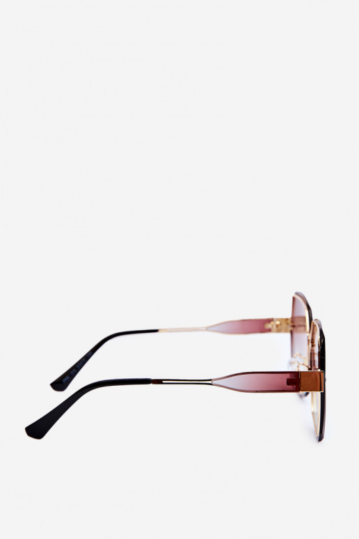 Sonnenbrille FemininCienioZuanymi Szkiełkami UV400 braune Farbe