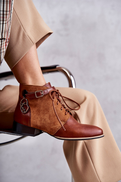 Damenstiefel SchuhZuerk Es mussciejka 5743A-29 braune Farbe