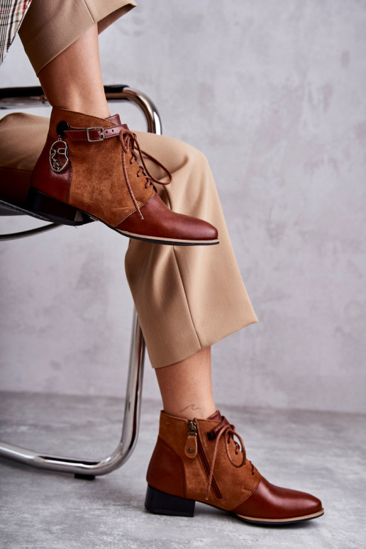 Damenstiefel SchuhZuerk Es mussciejka 5743A-29 braune Farbe