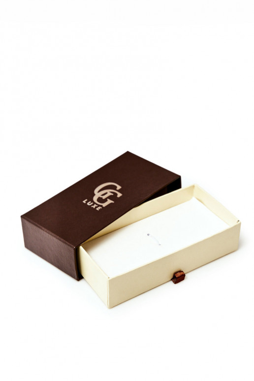 Eine Box Ermöglicht Betrachten GG Luxe braune Farbe