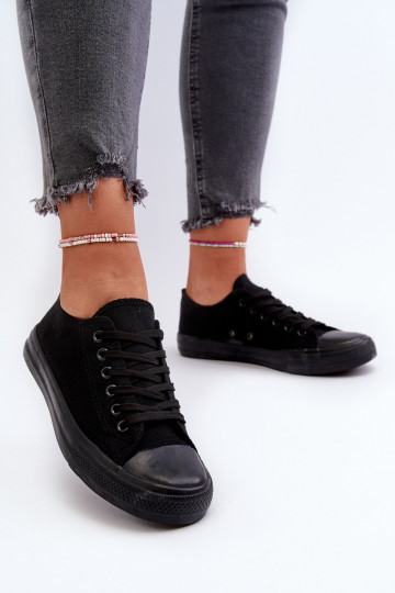 Klassische Sneaker-Stilvolllle Niedrig schZuarze Farbe Caelira