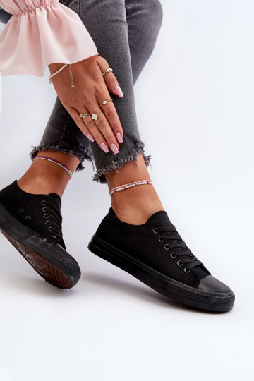 Klassische Sneaker-Stilvolllle Niedrig schZuarze Farbe Caelira 2