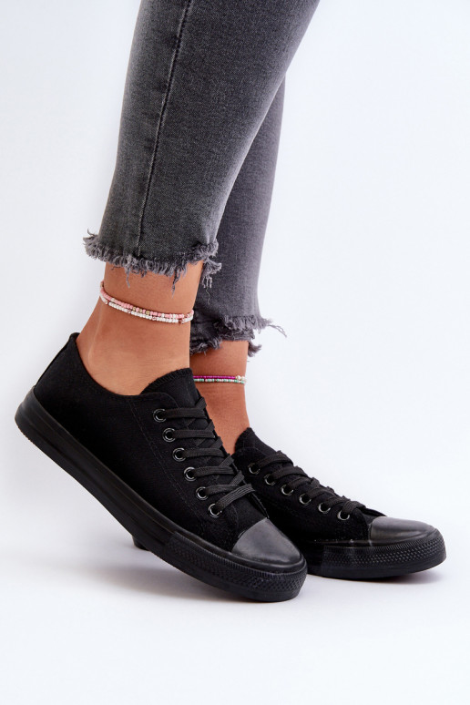 Klassische Sneaker-Stilvolllle Niedrig schZuarze Farbe Caelira